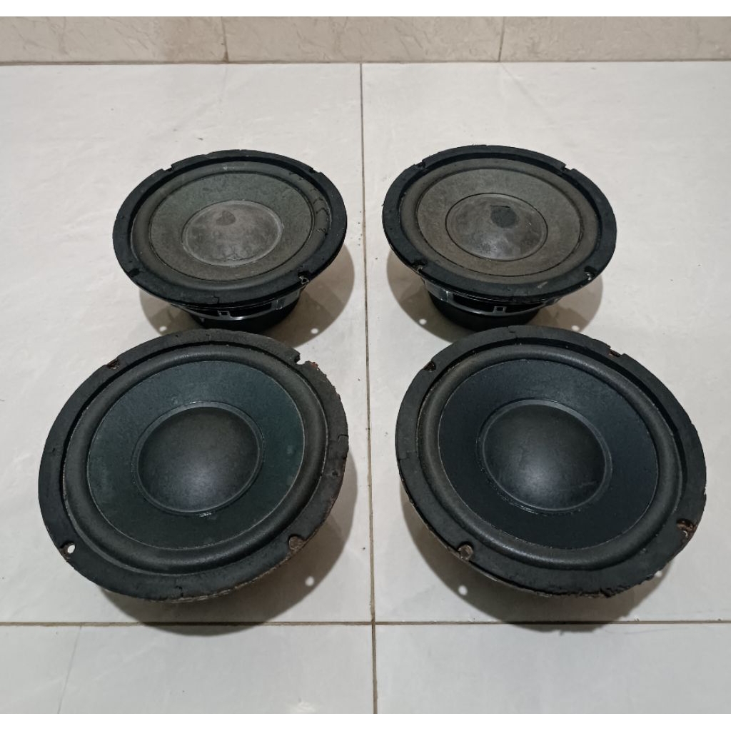 4 Unit Speaker Subwoofer 6 Inch Ex Polytron PSW 500C Minus #Subwoofer #PSW