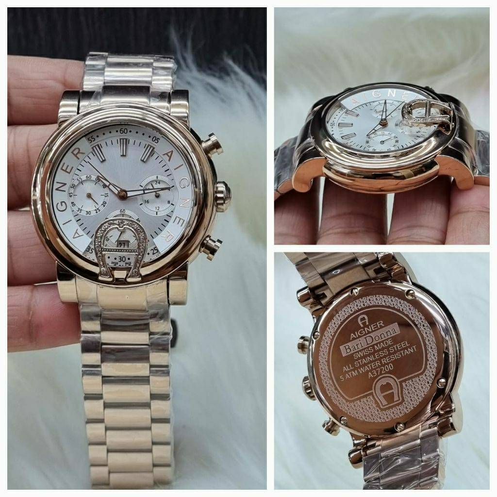 Jam Tangan Wanita Aigner Bari Dona Crono Aktif - Jam Tangan Wanita Aigner