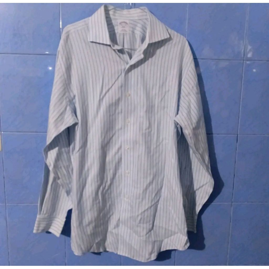 brooks brother kemeja salur like new