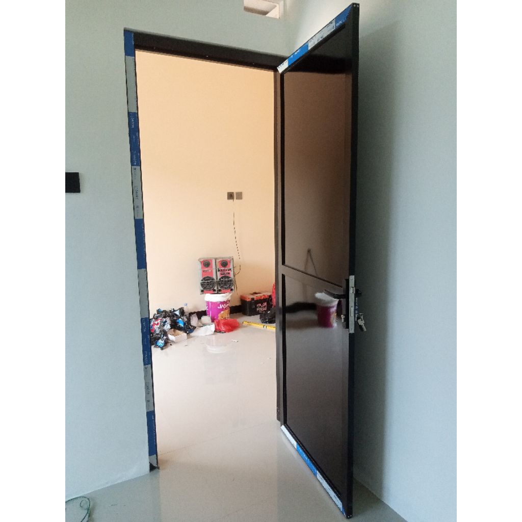 kusen + pintu kamar atau kamar mandi aluminium dan acp rumah minimalis modern murah unit tinggal pas