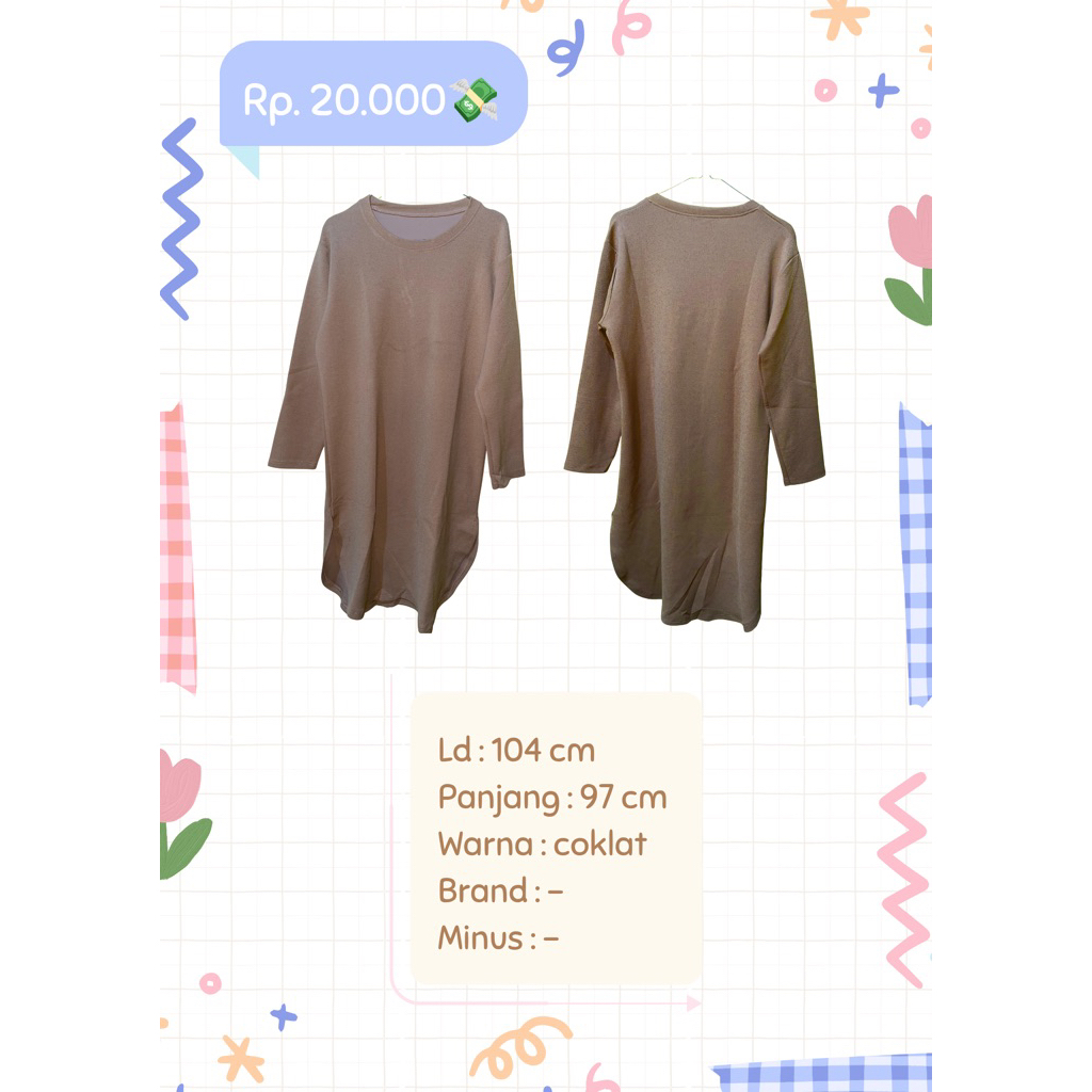 Prelove kaos blus blouse lengan panjang wanita