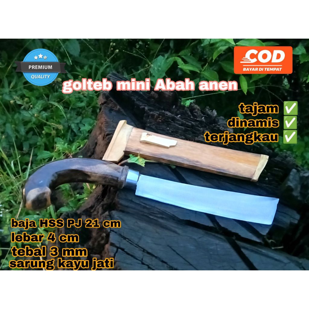 golteb mini HSS / skinner HSS / pisau sembelih