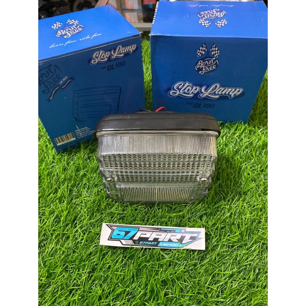 Lampu stoplamp GL 100 stoplamp belakang Gl 100 mika bening
