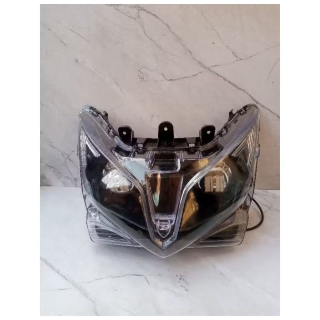 Kedok Reflektor Lampu Depan Vario 125 Techno KZR Custom Proji 2 Mata Super Keren