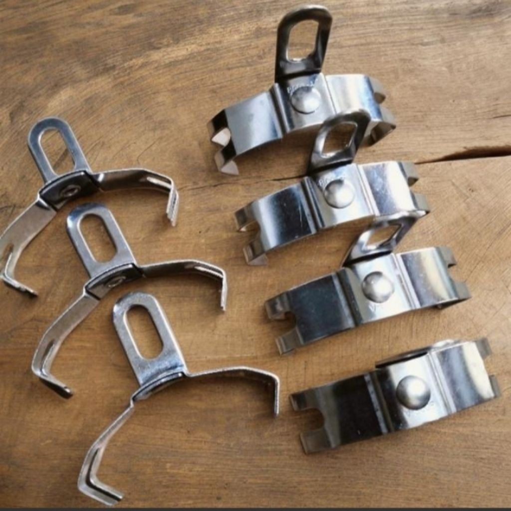 Clamp fender sepeda Klem slebor mudguard sepeda MTB,federal,gravel,seli bahan stainless tebal