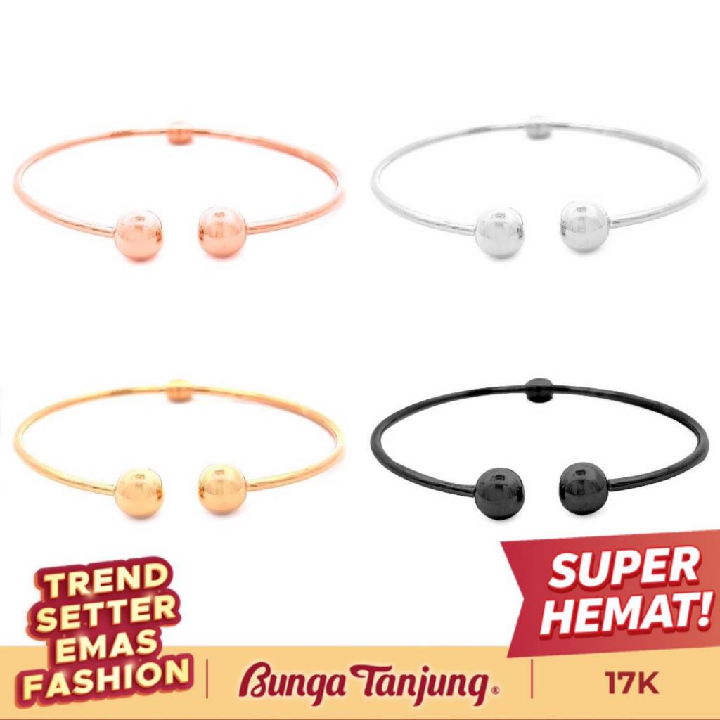 GELANG TINJU BOLA - EMAS 17K - BUNGA TANJUNG