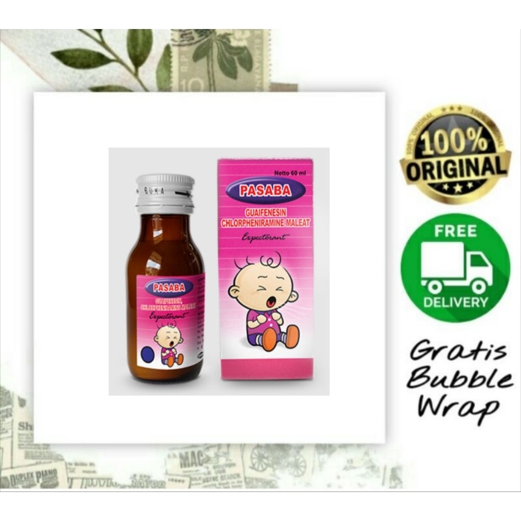 PASABA Baby’s Cough Expectorant Syrup 60 mL Obat Batuk Berdahak Alergi Bayi dan anak