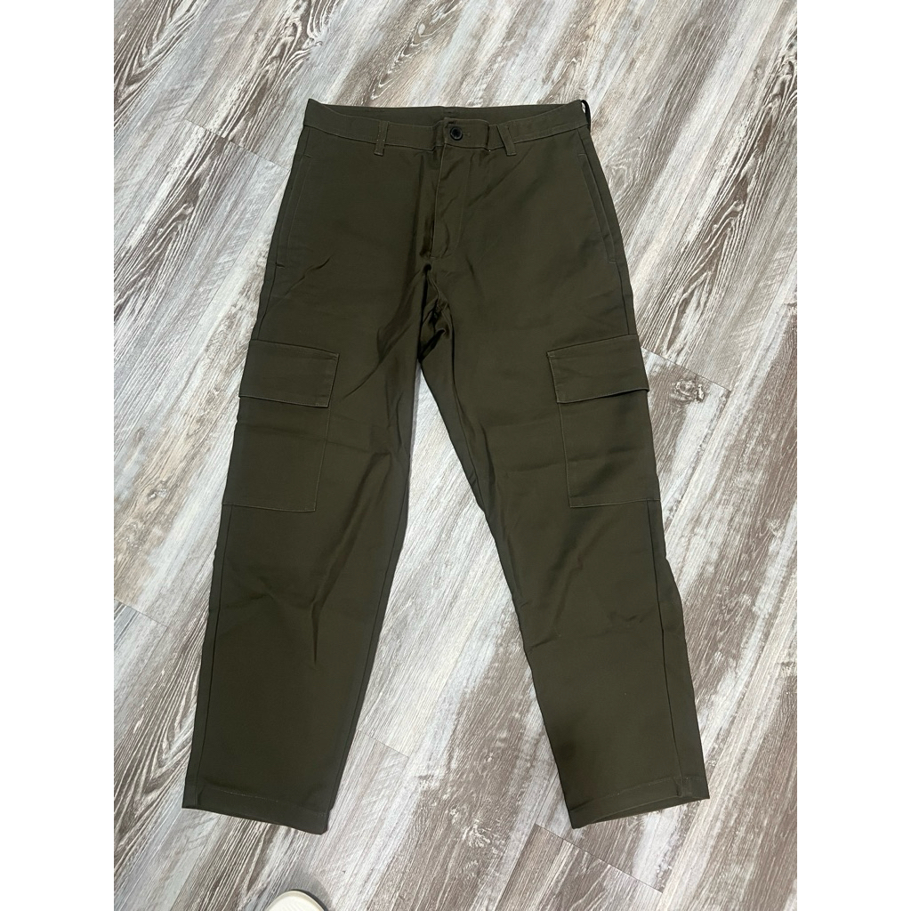 Zara Cargo Pants Green (Carrot Fit)