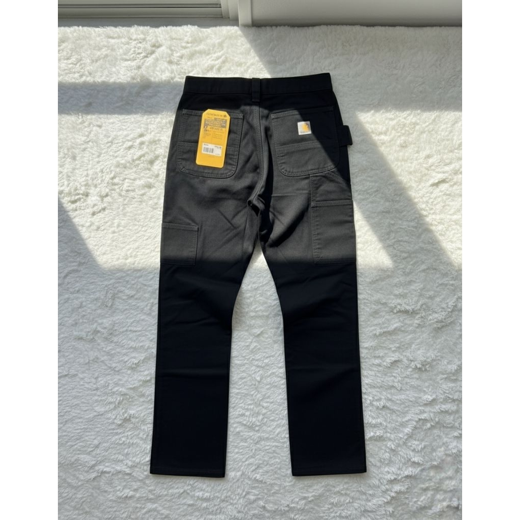 C4rhatt Slim Tapered Rugged Flex Duck Kanvas 12 Os Double knee Celana Carhartt Kanvas Carpenter Work