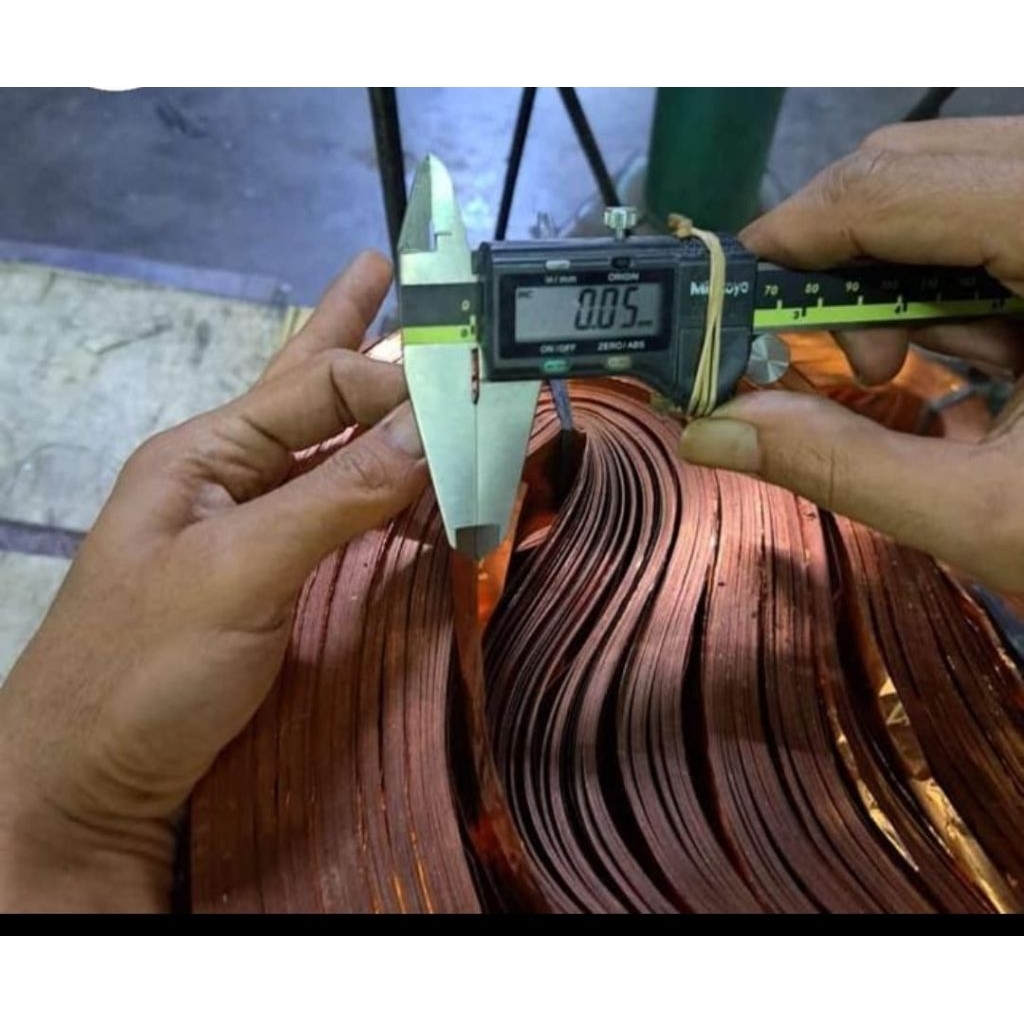 plat tembaga 0,01mm x 60mm x 1000mm