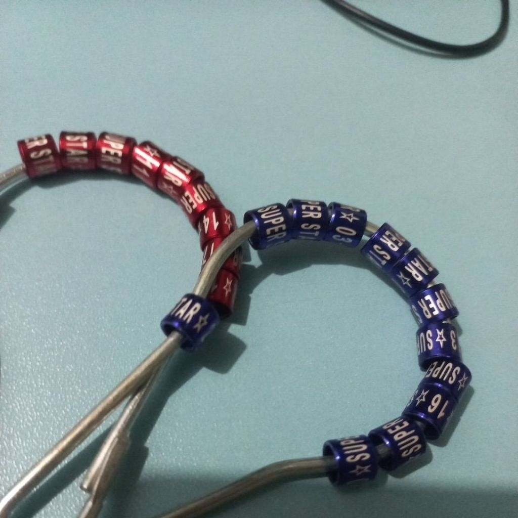 Ring burung Eceran ukuran 5,5 mm bisanya buat cendet dewasa kutilang dewasa cucak rowo anakan kepudq