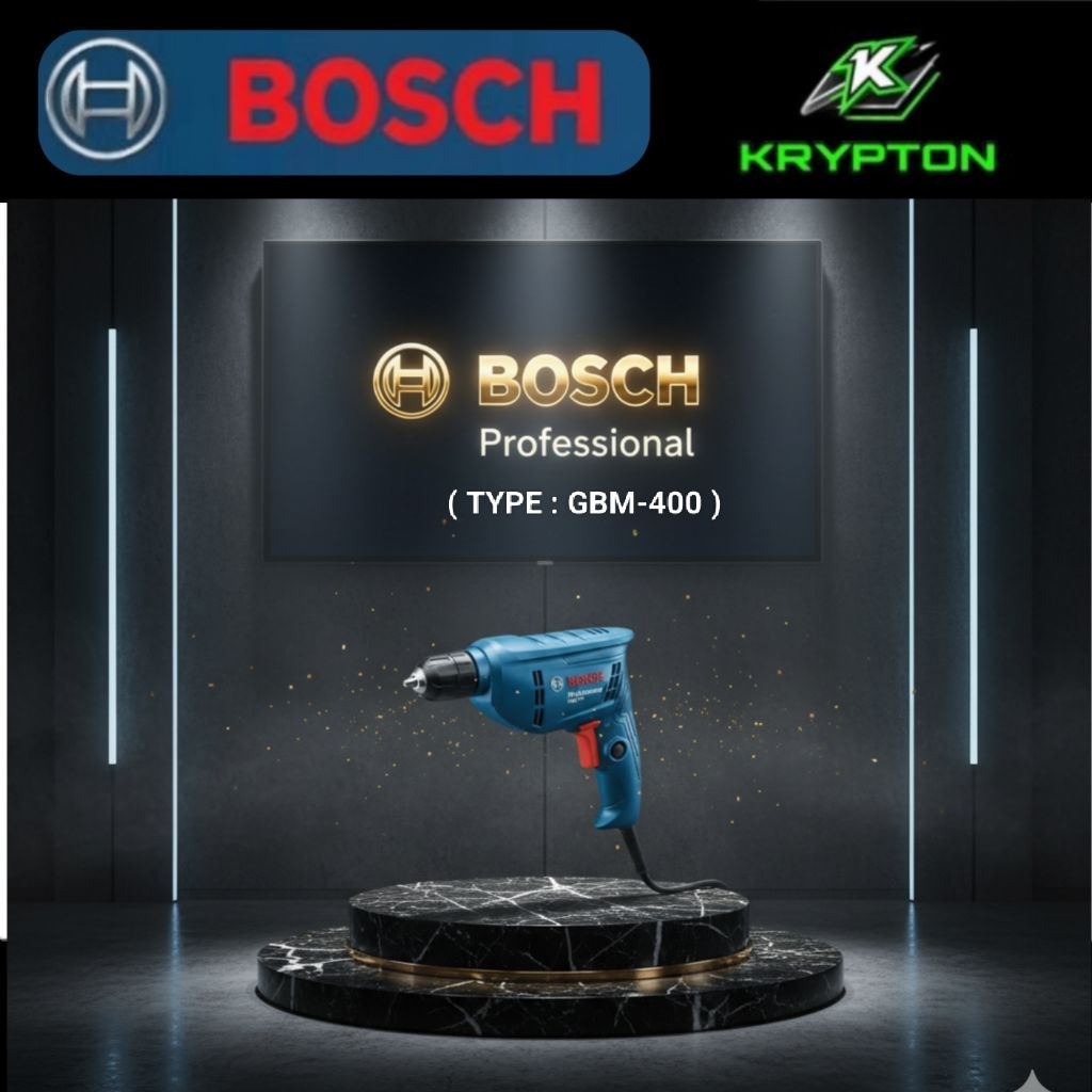 BOSCH mesin bor listrik 10mm type GBM-400 original