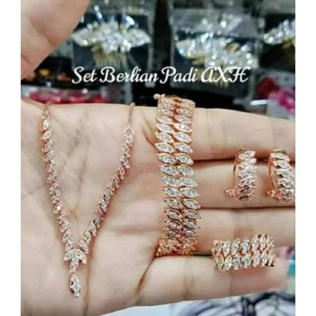 set Tura padi berlian eropa