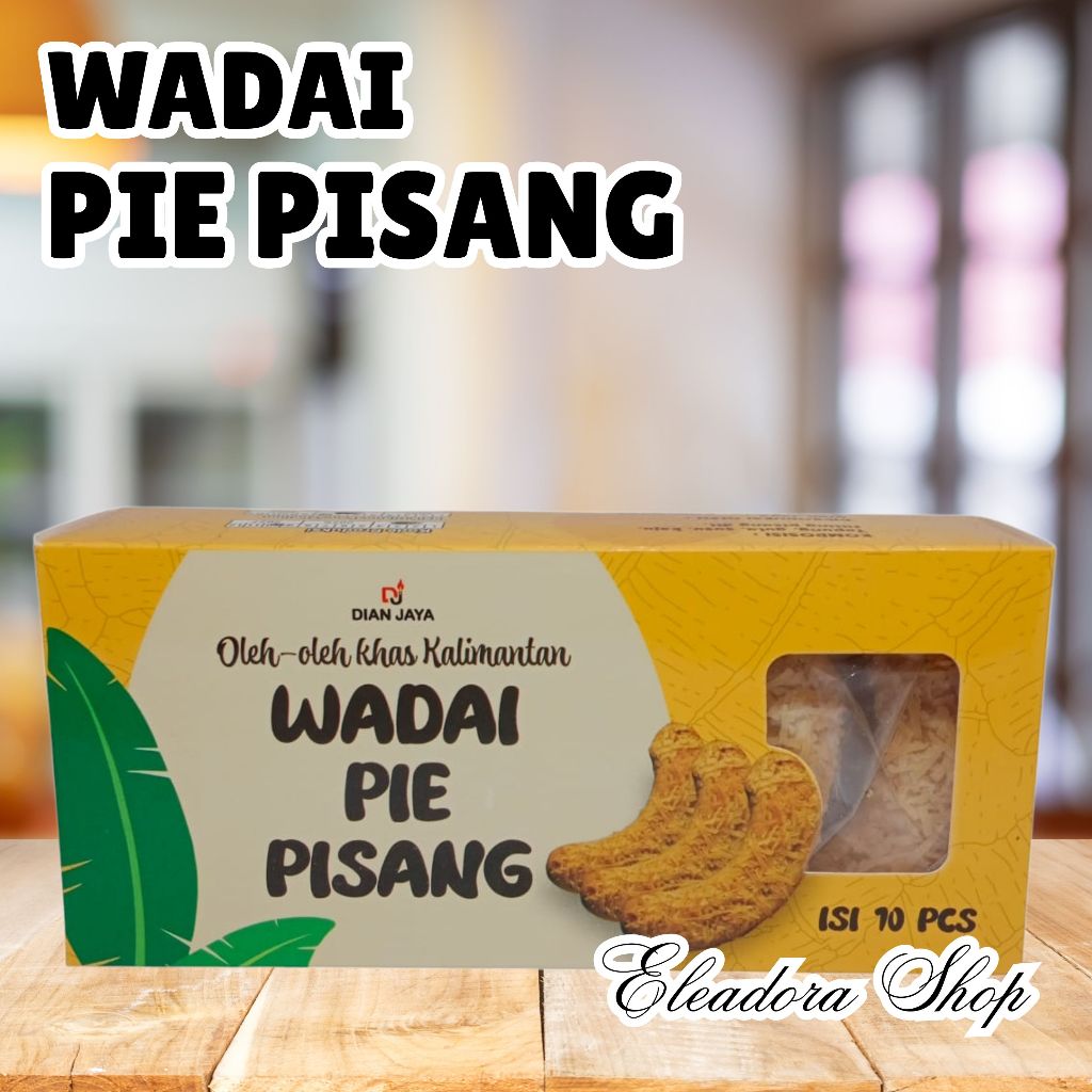 Kue Wadai Pie Pisang Oleh-oleh Khas Kalimantan Produksi Dian Jaya - Kemasan Kotak