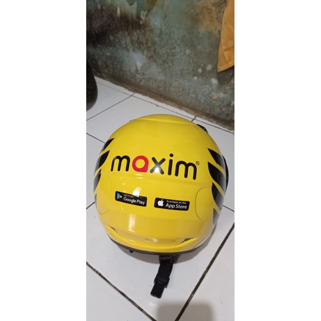 Helm ojol maxim original sni dengan model terbaru 2025