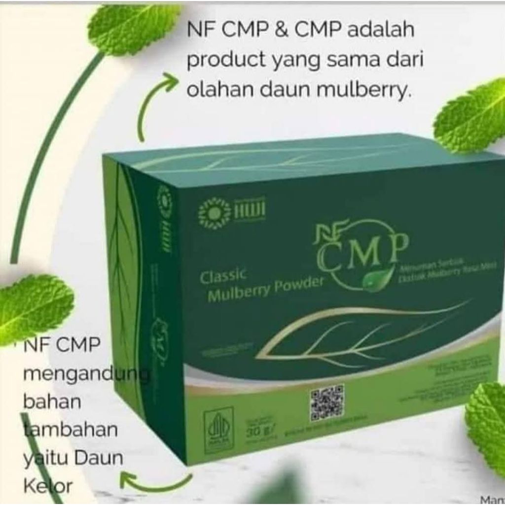NF CMP Hwi Herbal 100% original isi 30 sachet - Hwi CMP mint minuman klorofil Herbal Detox kesehatan