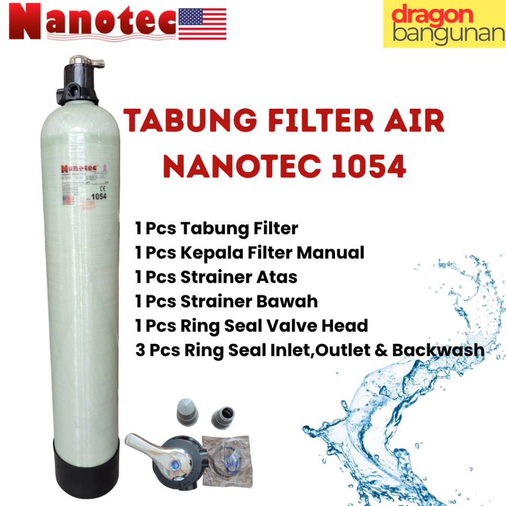 Tabung Filter Air 1054 - Nanotec 1054 - Tabung Filter Air