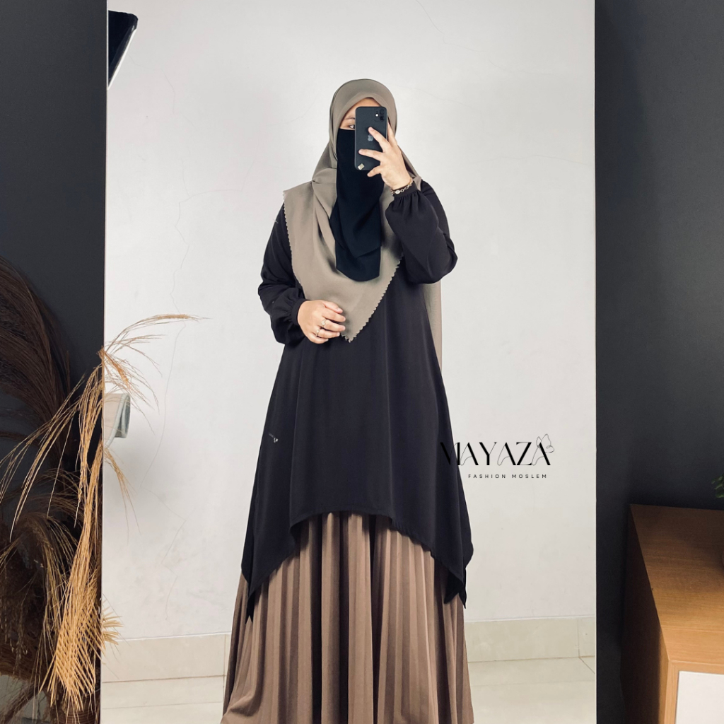 Atasan Wanita Tunik Fashionable Terbaru Mewah Simple Kekinian Oversize Keren Model Terkini Stylish C