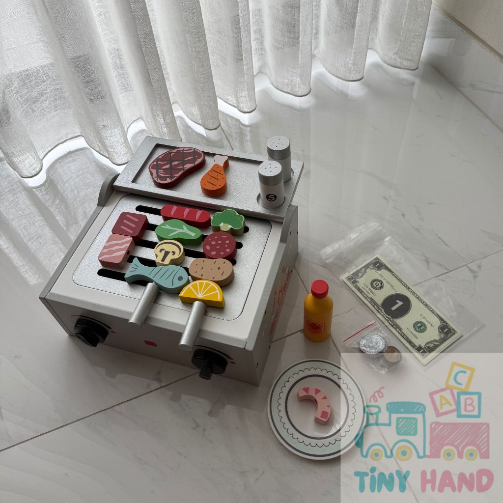 Mainan Oven Anak-Anak/ Wooden Barbeque Oven