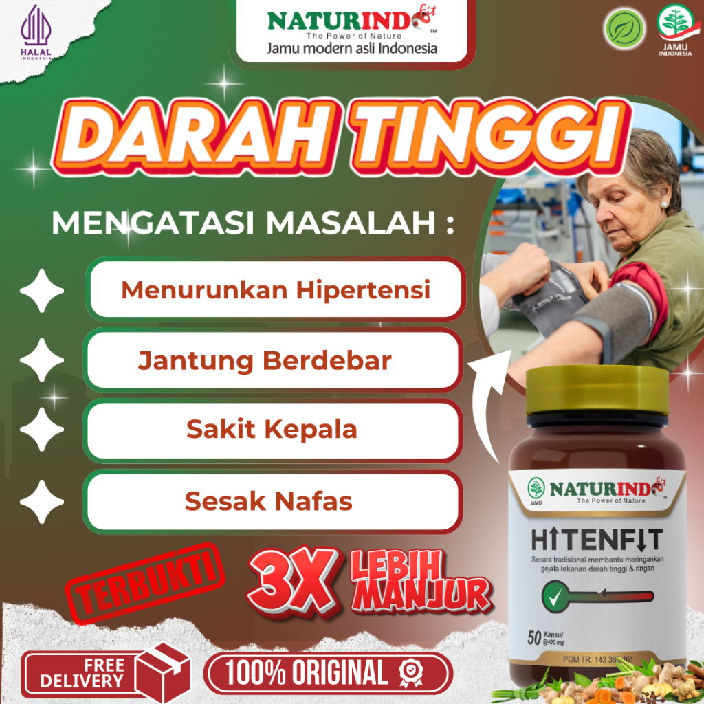 Obat Herbal Hitenfit Obat Herbal Darah Tinggi Darah Rendah Obat Hipertensi Penurun Darah tinggi Pusi
