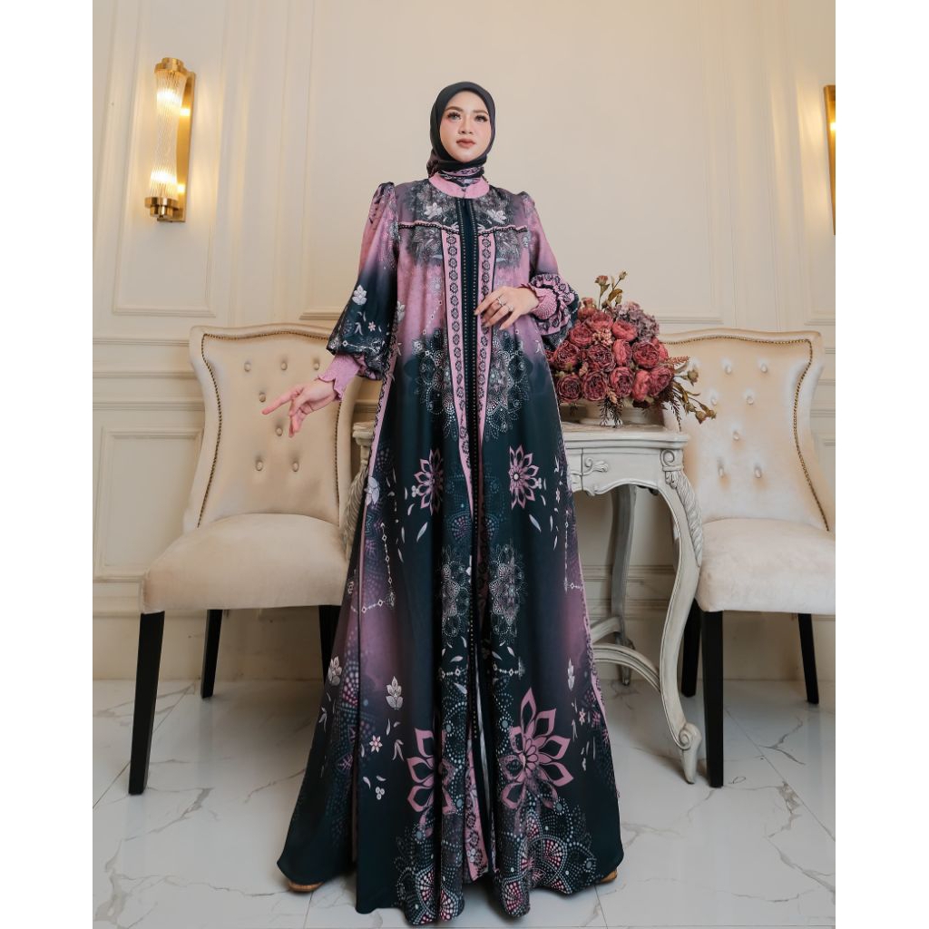 BISA COD (JANNAH SERIES BY ALYA SYARI ORI PREMIUM GAMIS ALYA TERBARU