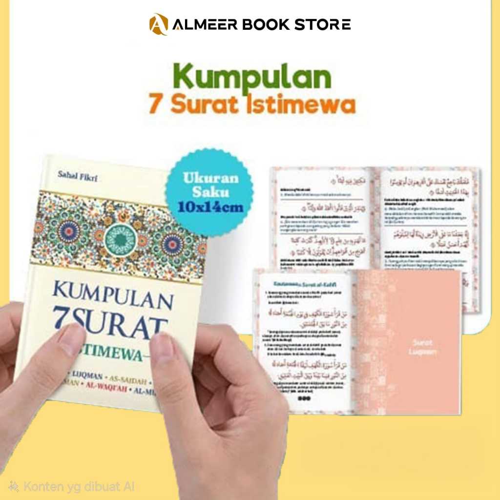 Kumpulan 7 Surat Istimewa - Buku Surah Al-Qur'an dengan Keutamaan Luar Biasa