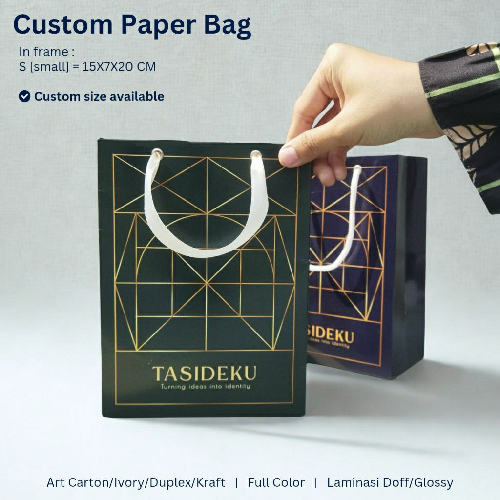 Paper Bag Custom Design Full Color Packaging Gift Hampers