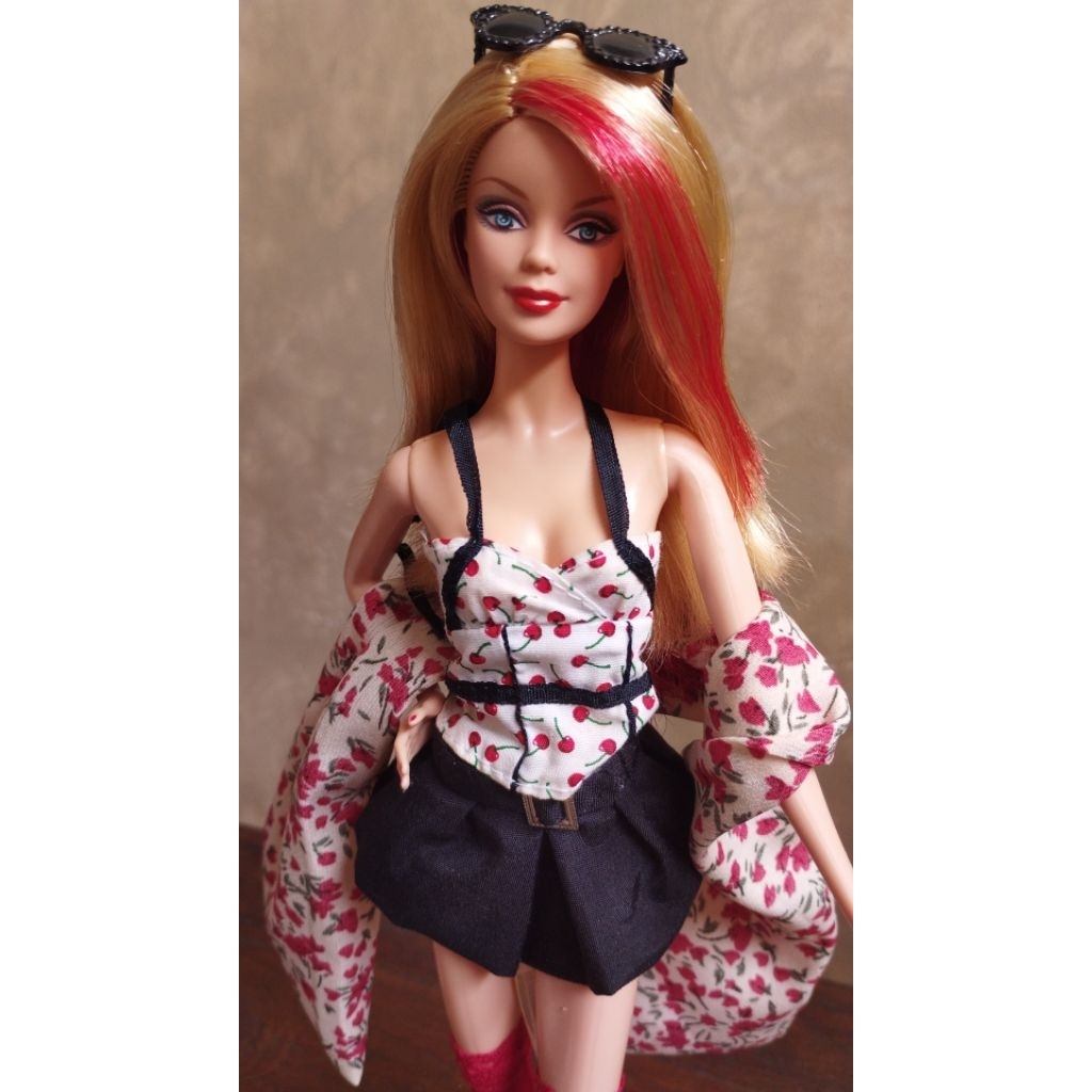 Barbie TOP Model Mackie blonde red rebody mix
