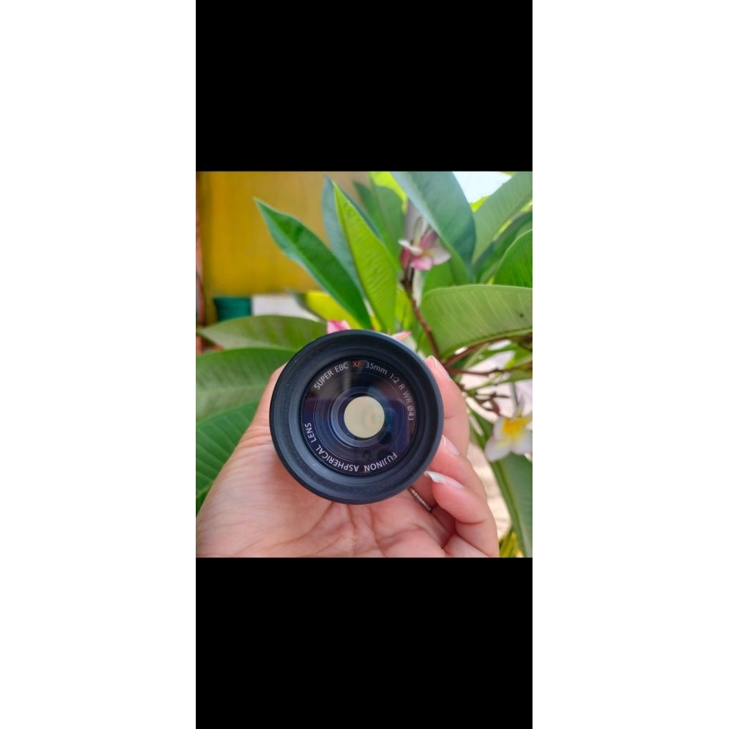 Lensa fix Fuji fujifilm fujinon  XF 35MM like new