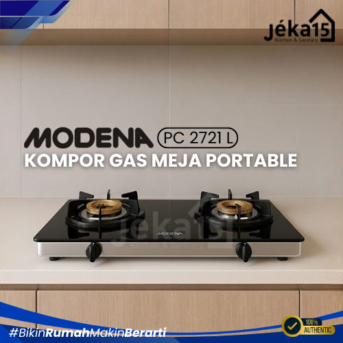 JEKA15 - MODENA PC 2721 L KOMPOR GAS PORTABLE MEJA