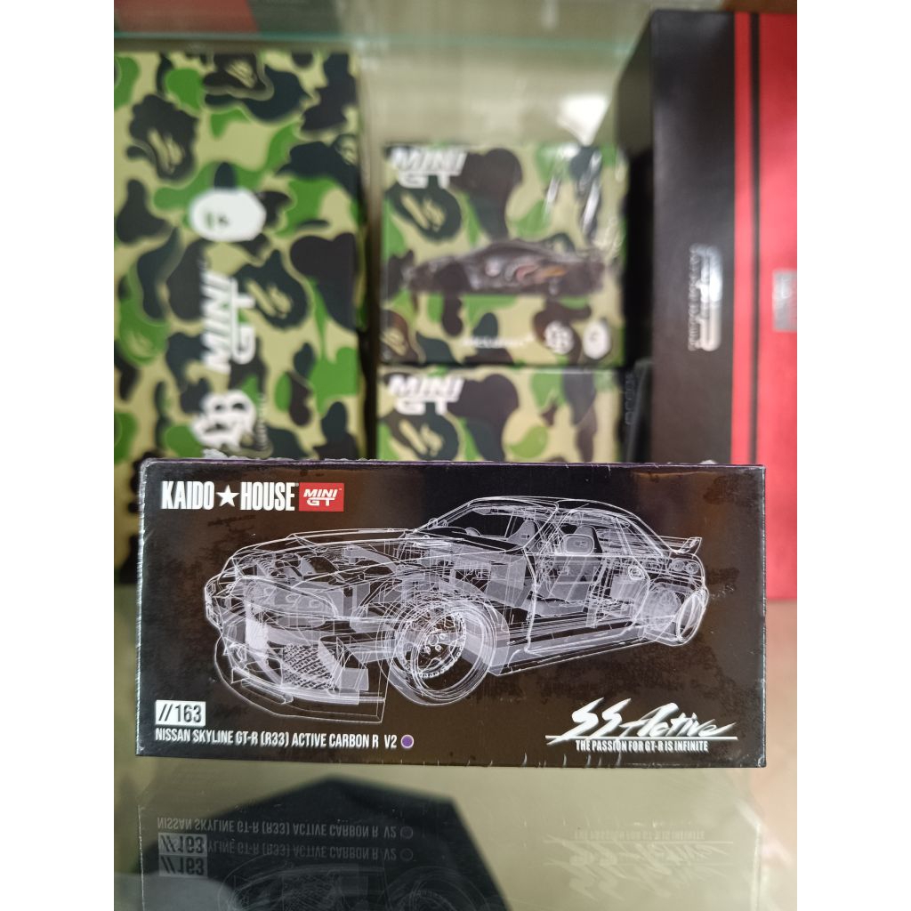 R33 kaido house HKS & Kaido r33 carbon v2 purple SEALED