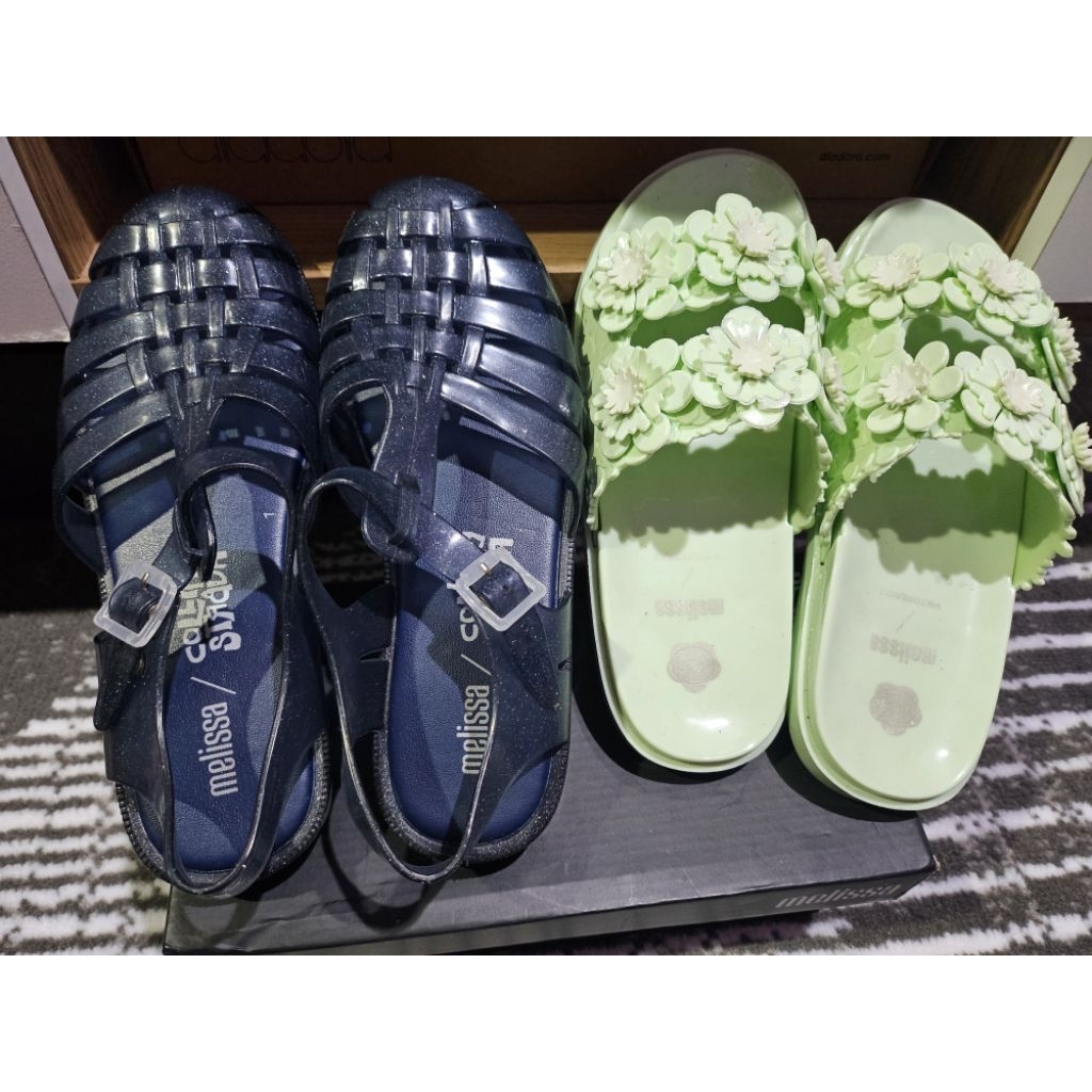 Sepatu sendal wanita Melissa original, preloved