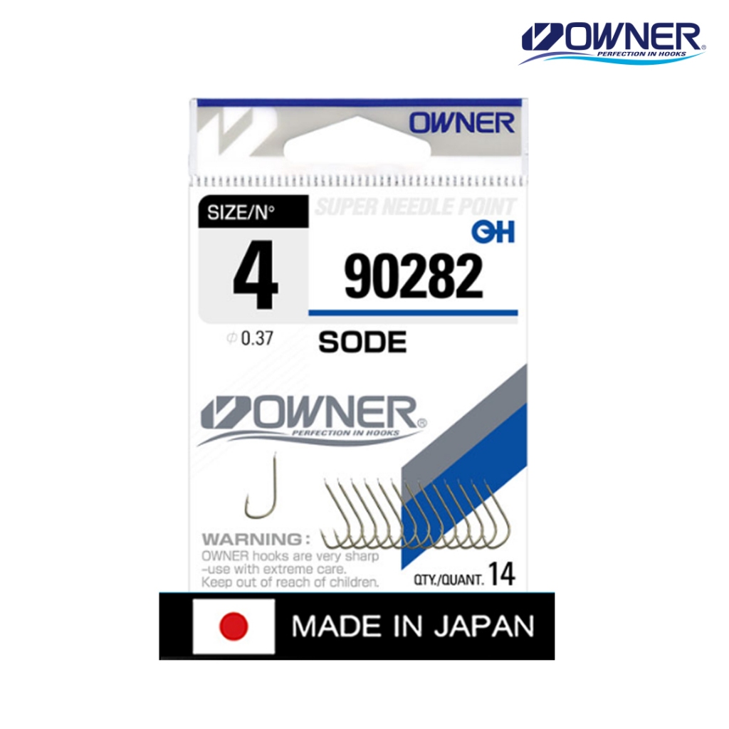 OWNER SODE 90282 Kail Pancing PIPIH Super Needle Point Kail Tajam Anti Karat untuk Ikan Mas, Mujair,