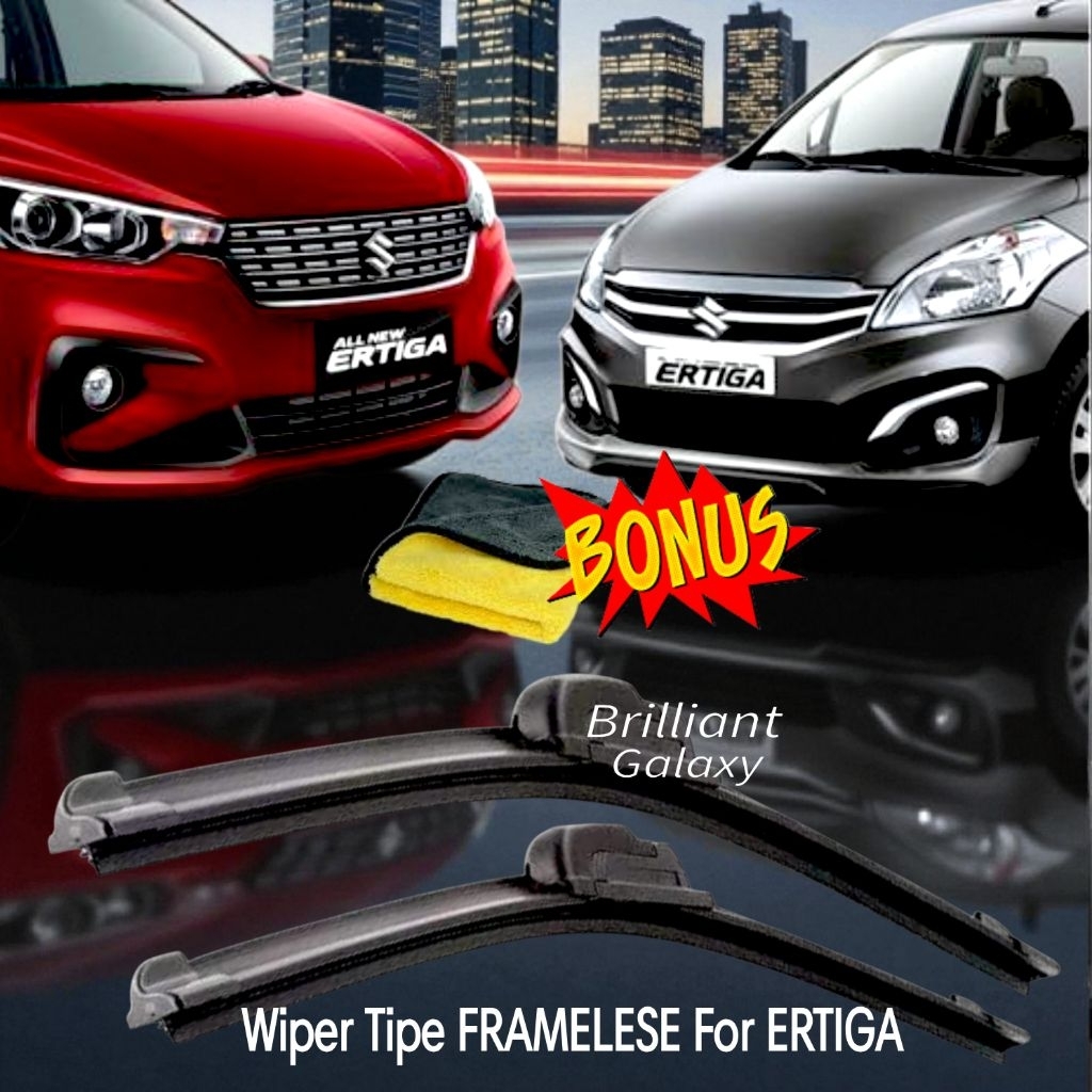 Wiper Kipas Kaca Depan FRAMELESE for ERTIGA