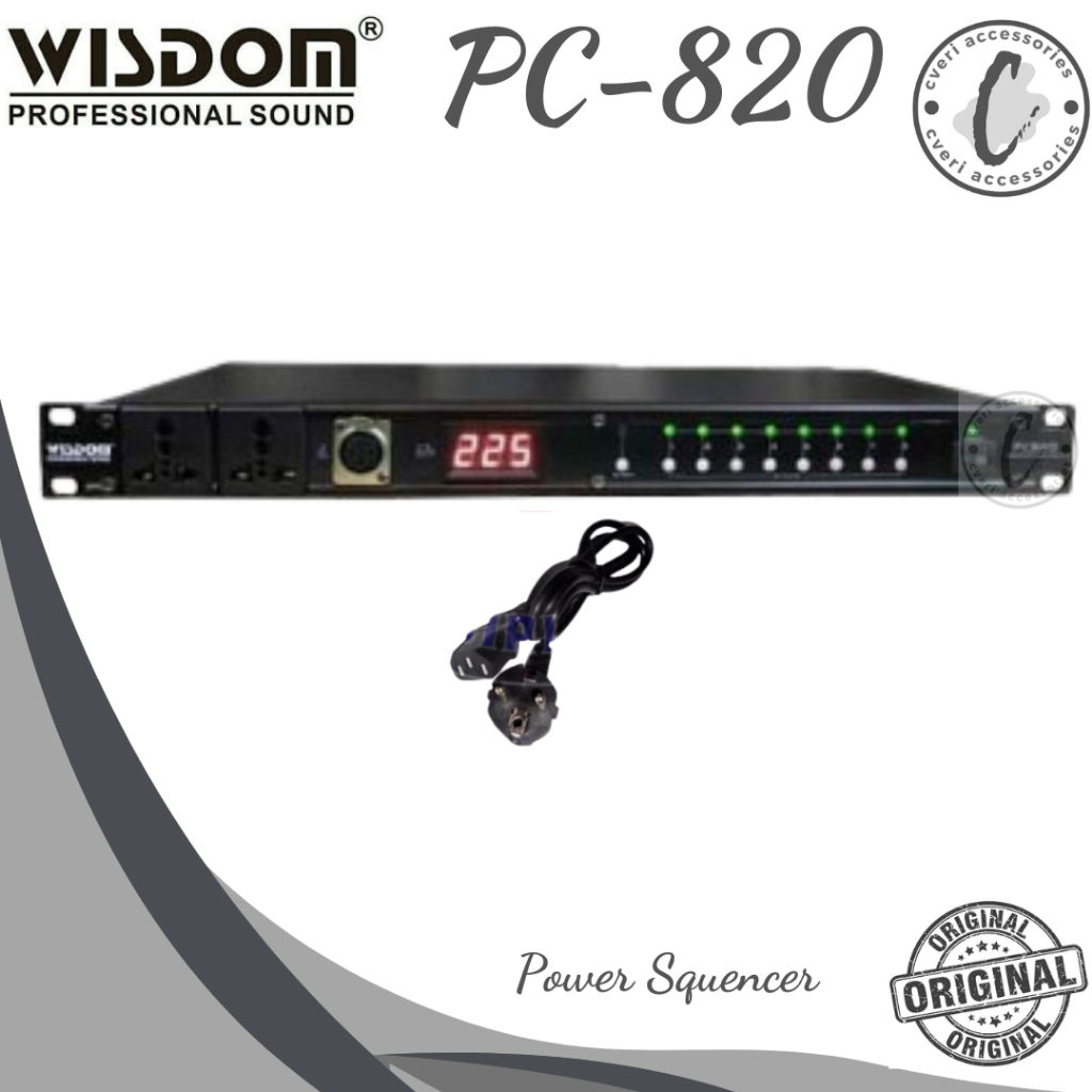 Wisdom PC820 PC-820 8-Channel Power Squencer Original