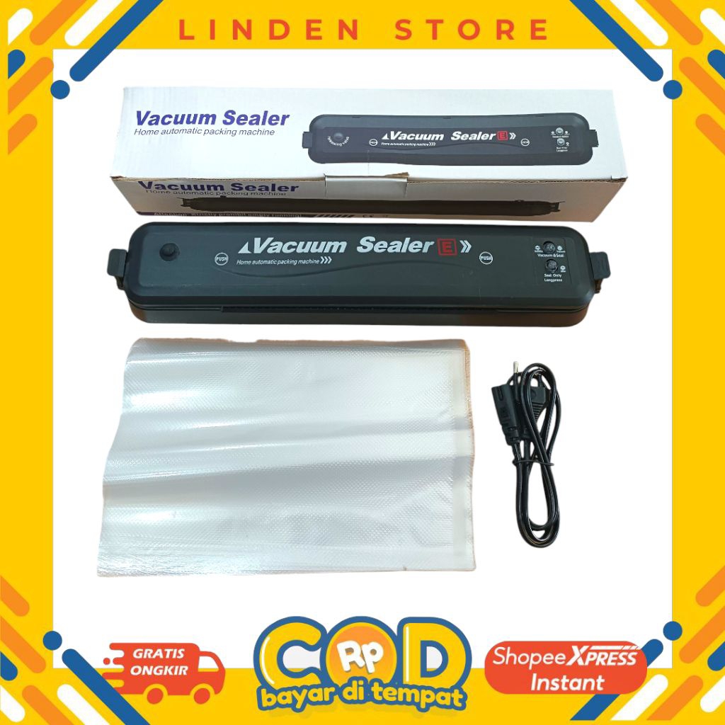 Vacuum Sealer Makanan/Mesin Vacuum Makanan (Free Plastik Vacuum)