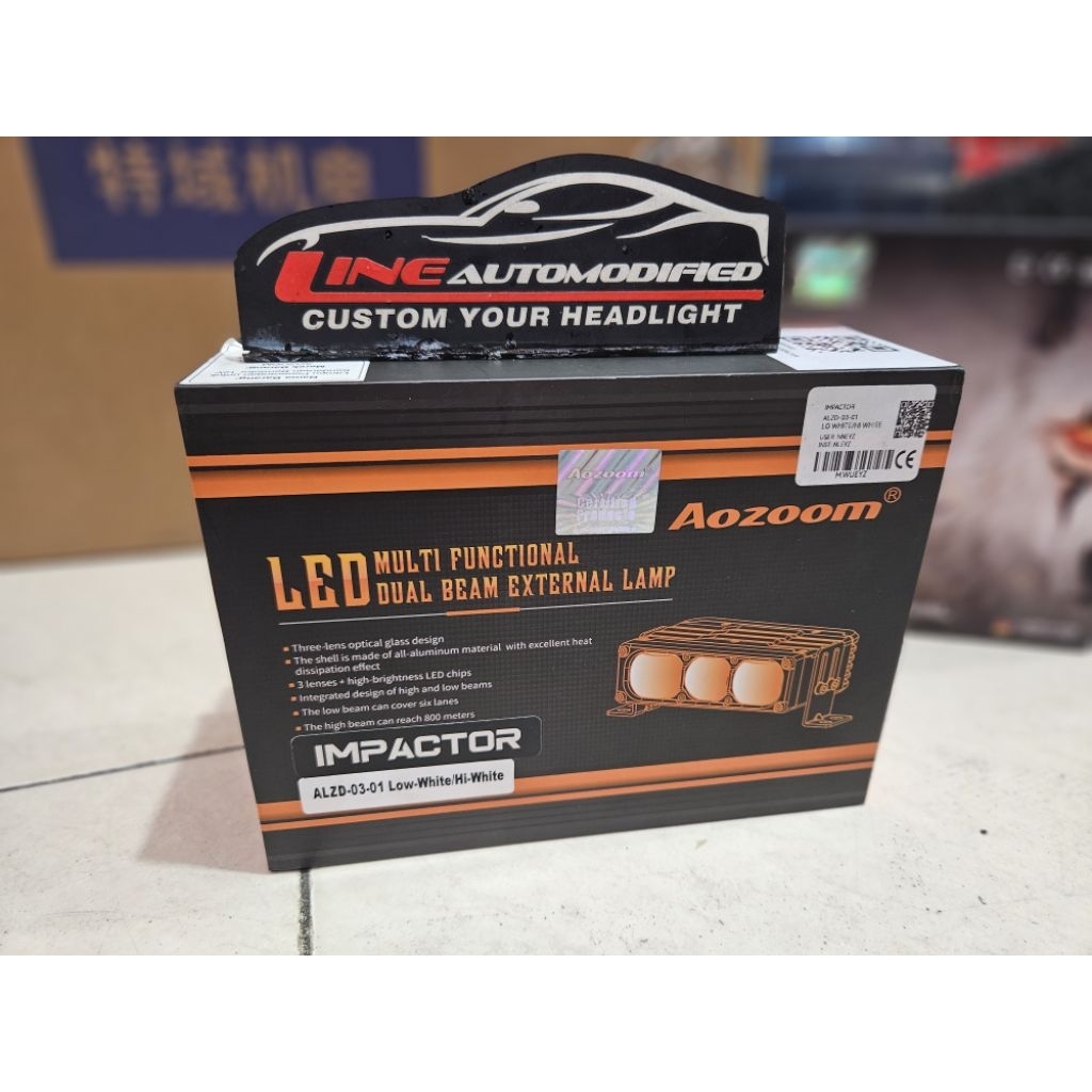 AOZOOM IMPACTOR WW 3 Lensa dengan garansi 2 tahun dan design 3 lensa optimal