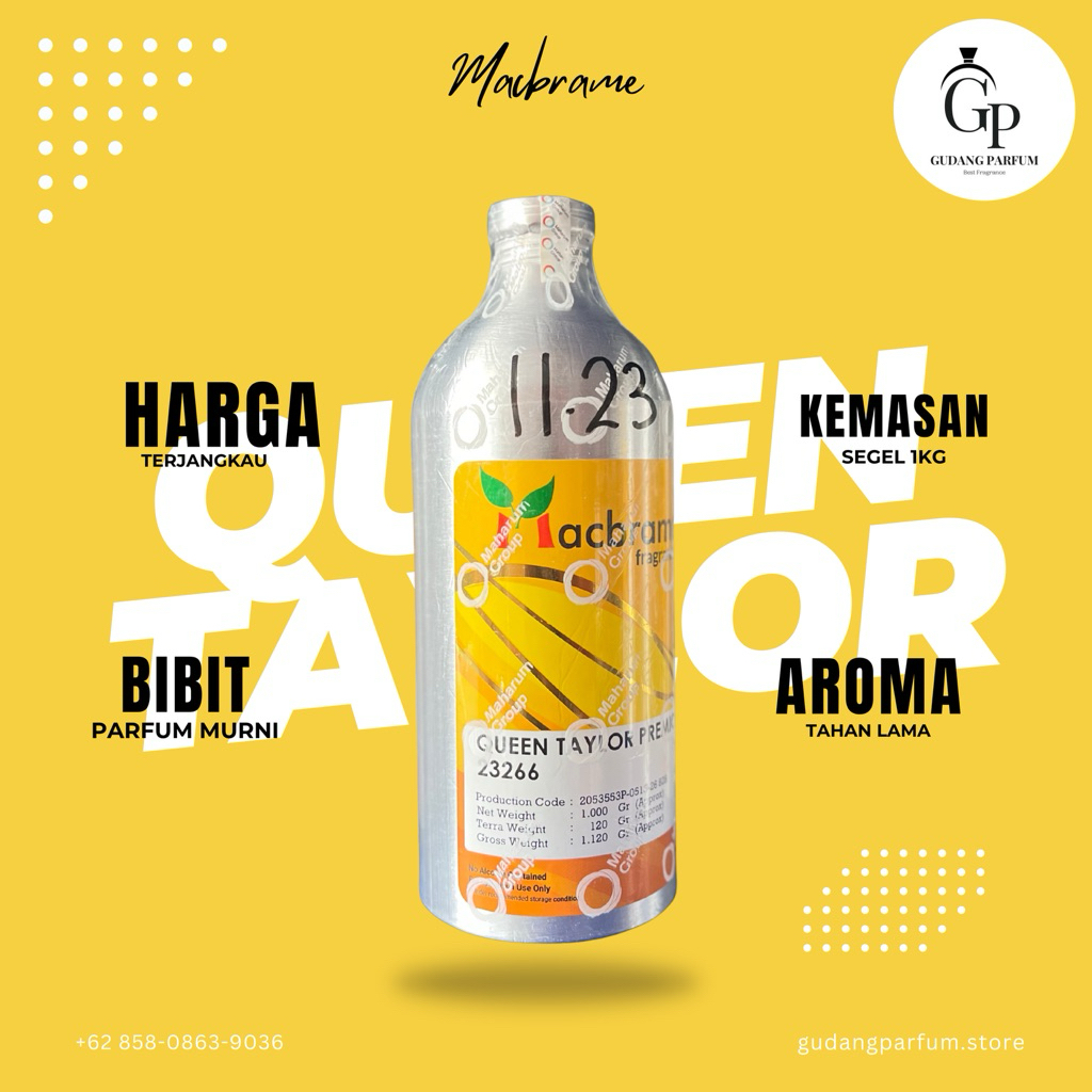 Queen Taylor (inspired Taylor Swift) by Macbrame / Bibit Parfum Kemasan Segel 1kg