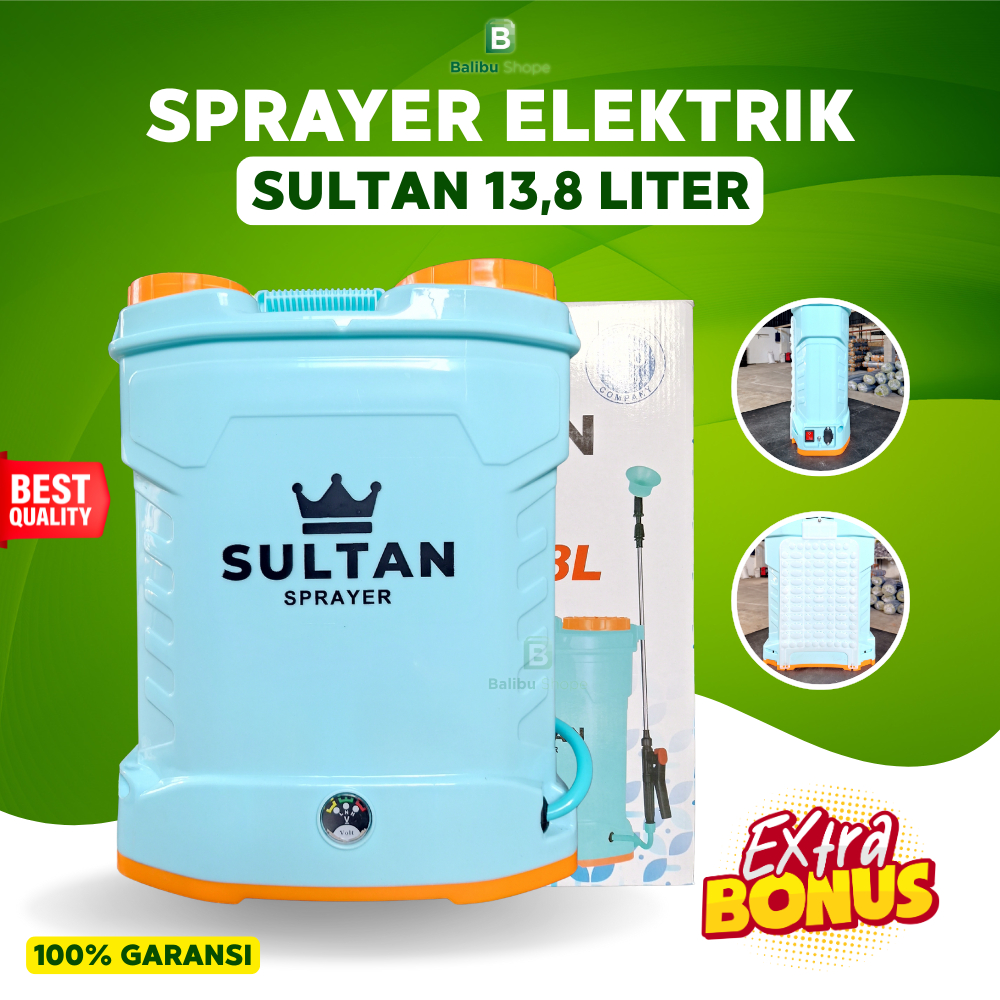 Sprayer Elektrik Sultan Tangki Semprot 16 Liter / 13,8 Liter Sprayer Sultan
