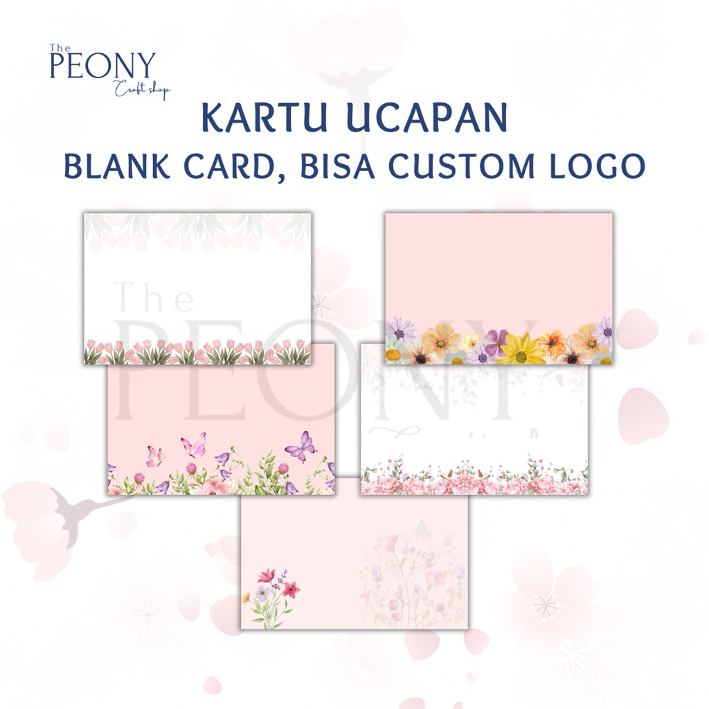 KARTU UCAPAN / GREETING CARD/ KARTU UCAPAN KOSONG BISA CUSTOM