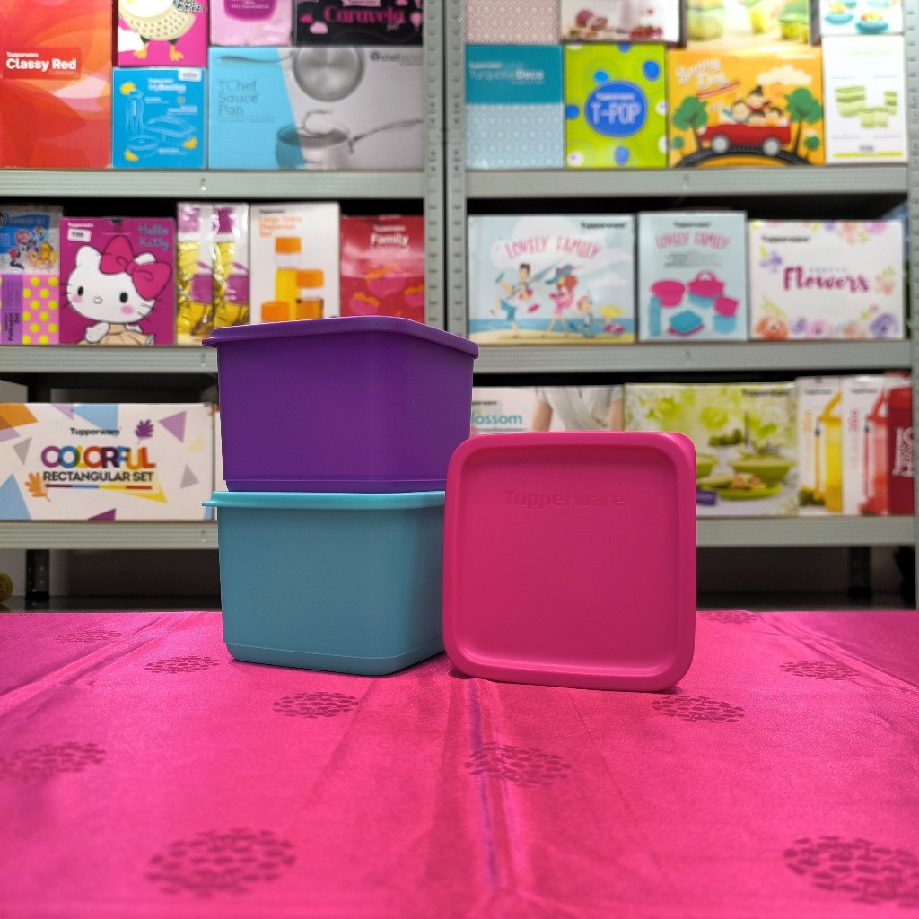 Tupperware Medium Tropical Fiesta | Toples Kotak