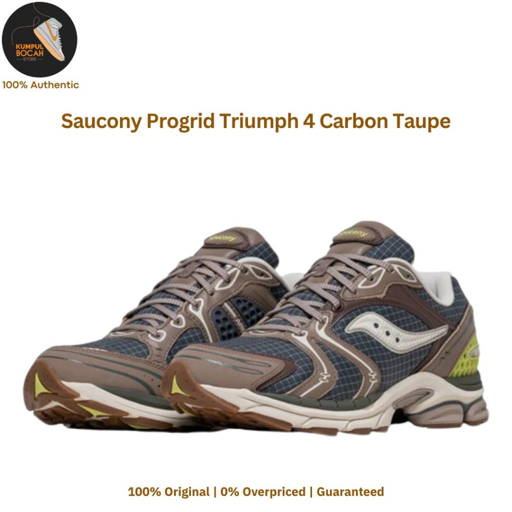 Saucony Progrid triumph 4 Carbon Taupe