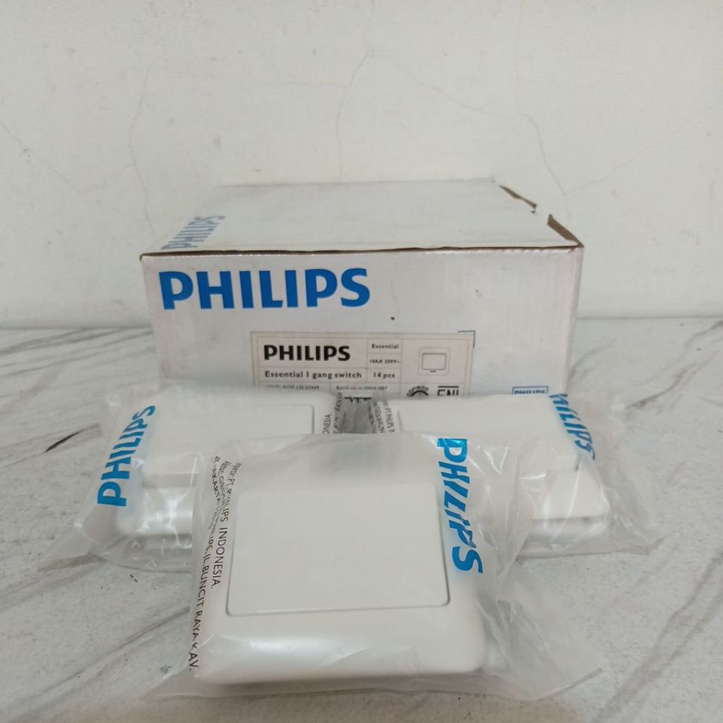 Saklar Engkel Philips IB/ Tanam Putih