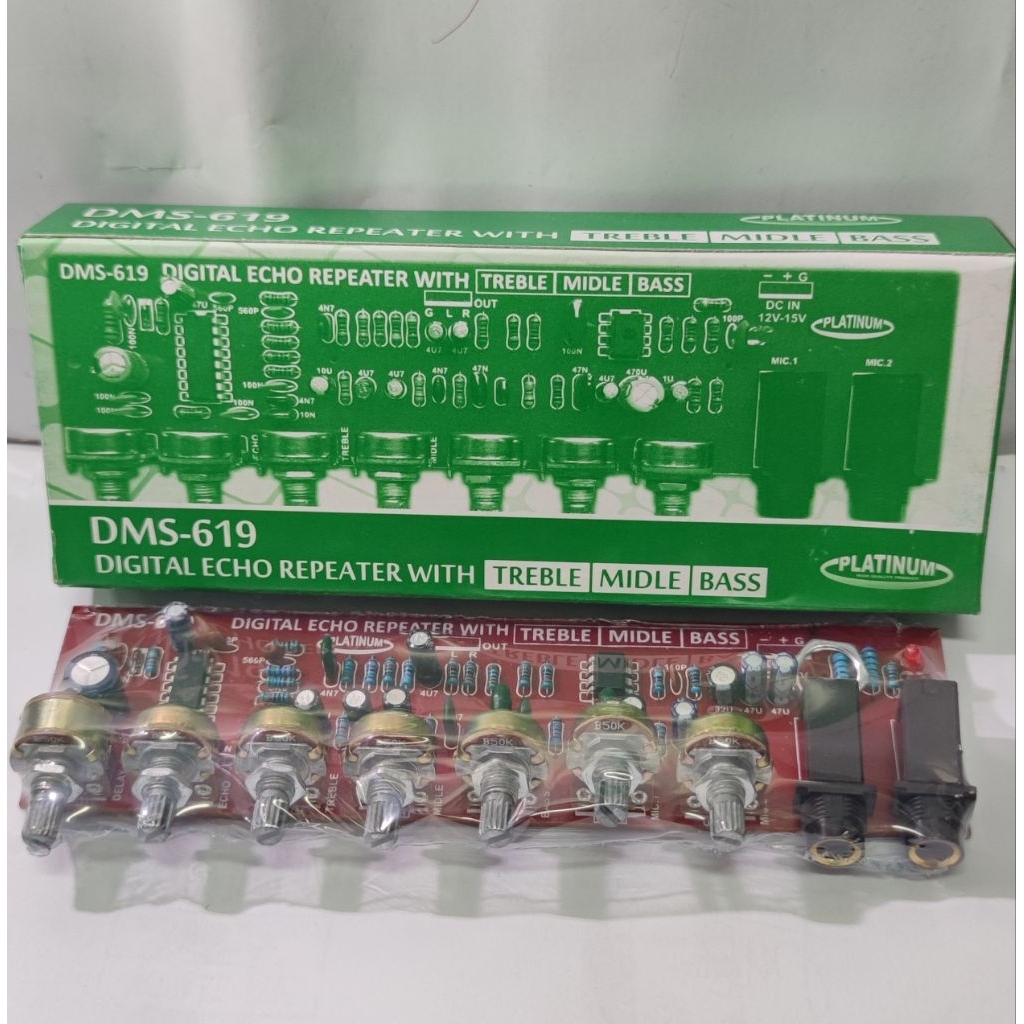 PLATINUM DMS-619  KIT DIGITAL ECHO REPEATER WITH TONE CONTROL