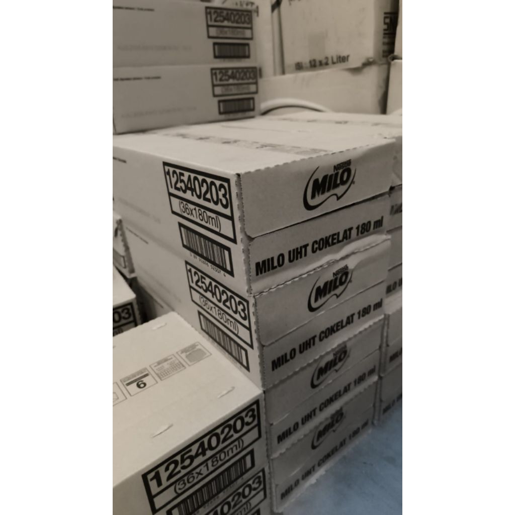 Milo UHT cokelat, Milo Coklat, Milo Kotak, Susu Milo, Susu Coklat