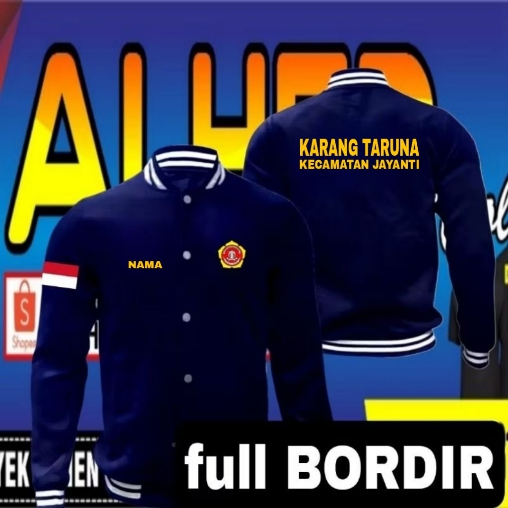 Jaket bordir karang taruna jaket baseball karang taruna jaket Katar jaket karang taruna jaket kerja 