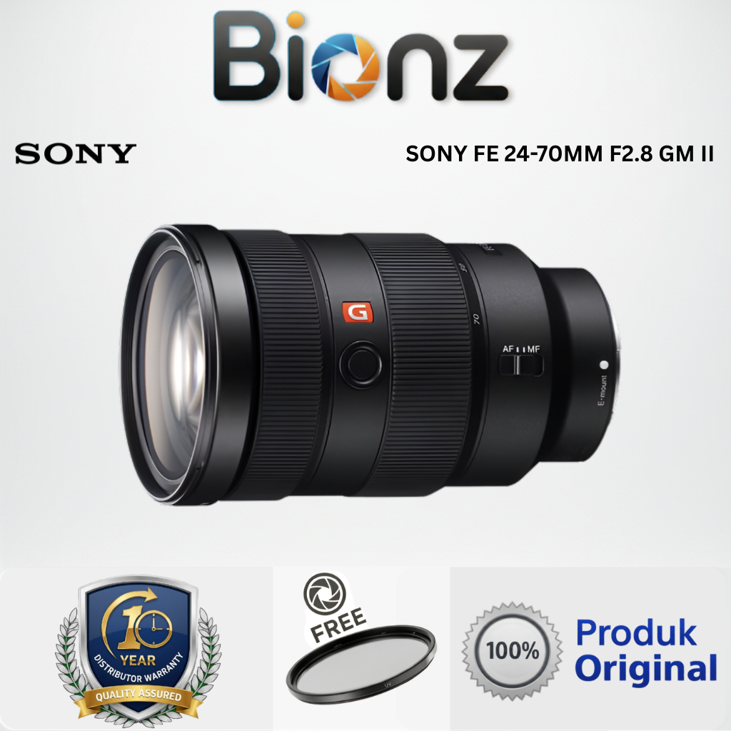 LENSA SONY FE 24-70MM F2.8 GM II / SONY FE 24-70MM F2.8 GM II