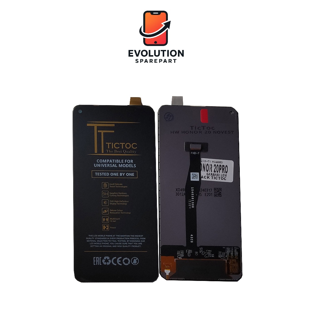 LCD Touchscreen Kompatibel untuk HUAWEI Honor 20 / Honor 20 Pro / Nova 5T