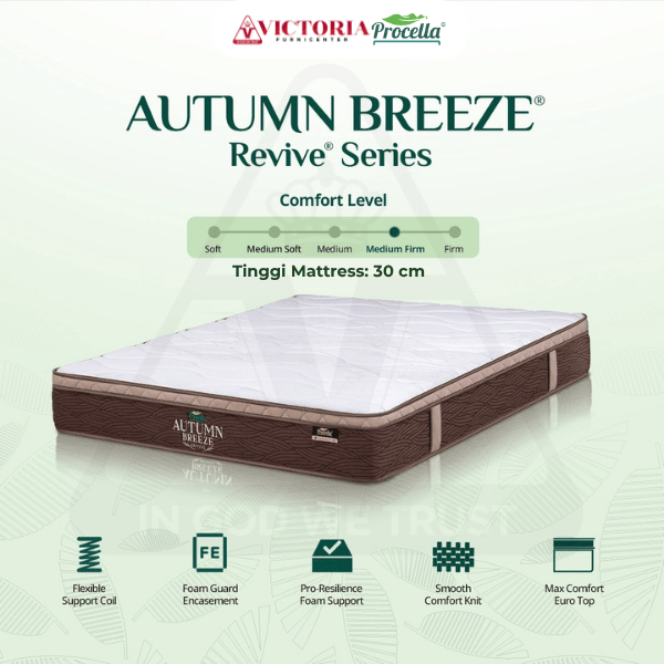 Procella Autumn Breeze 160x200 160 x 200 Mattrass Only Kasur Saja Springbed Spring Bed