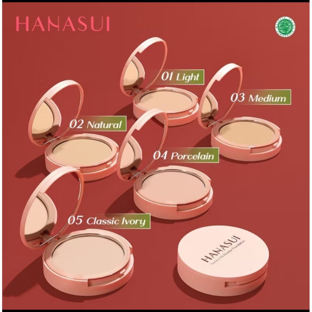 HANASUI PERFECT Fit Powder Foundation (Bedak Padat Hanasui)